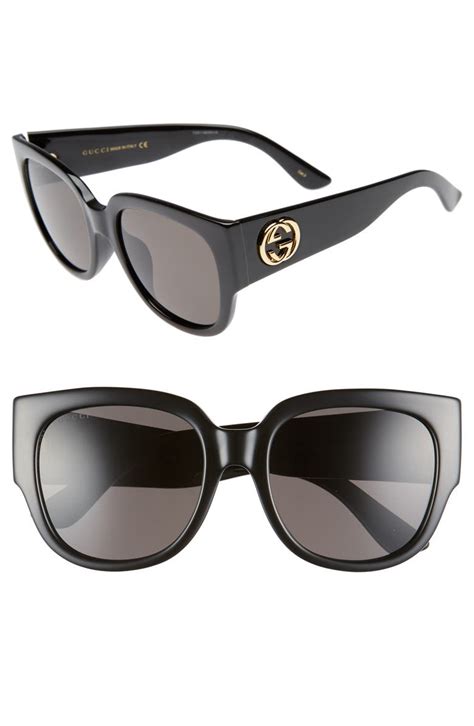 55mm square sunglasses gucci|gucci square sunglasses unisex.